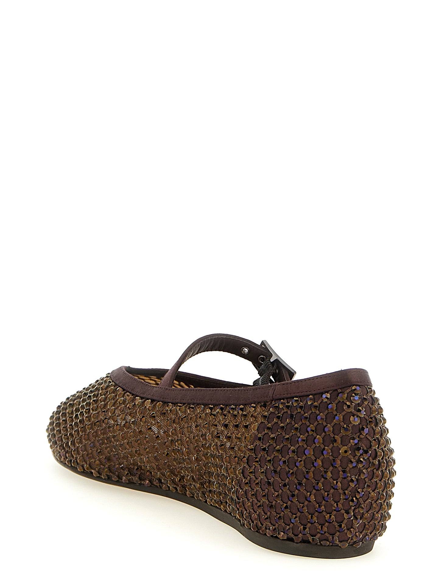 LE SILLA Brown 'Gilda' Flats braun