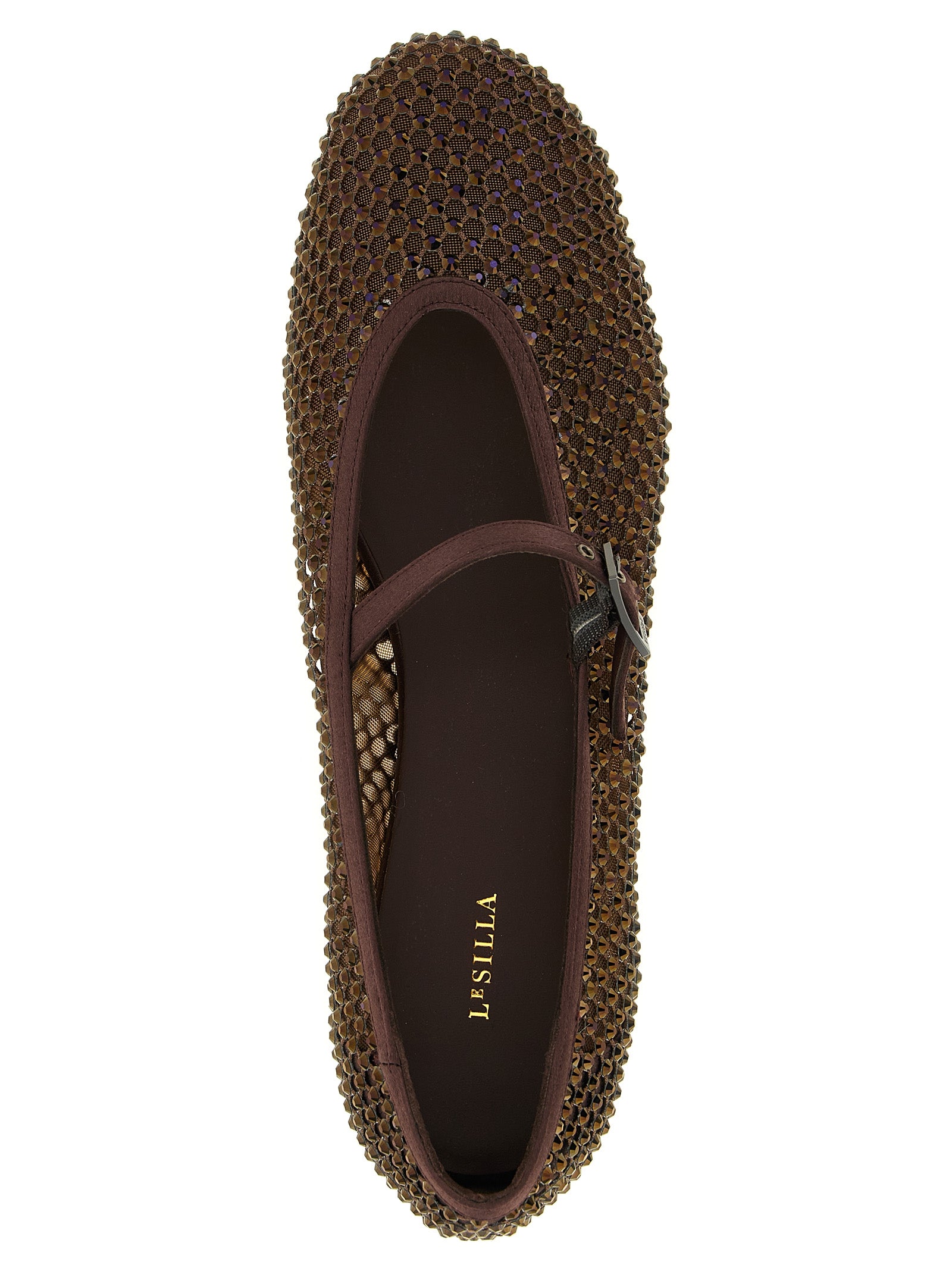 LE SILLA Brown 'Gilda' Flats braun