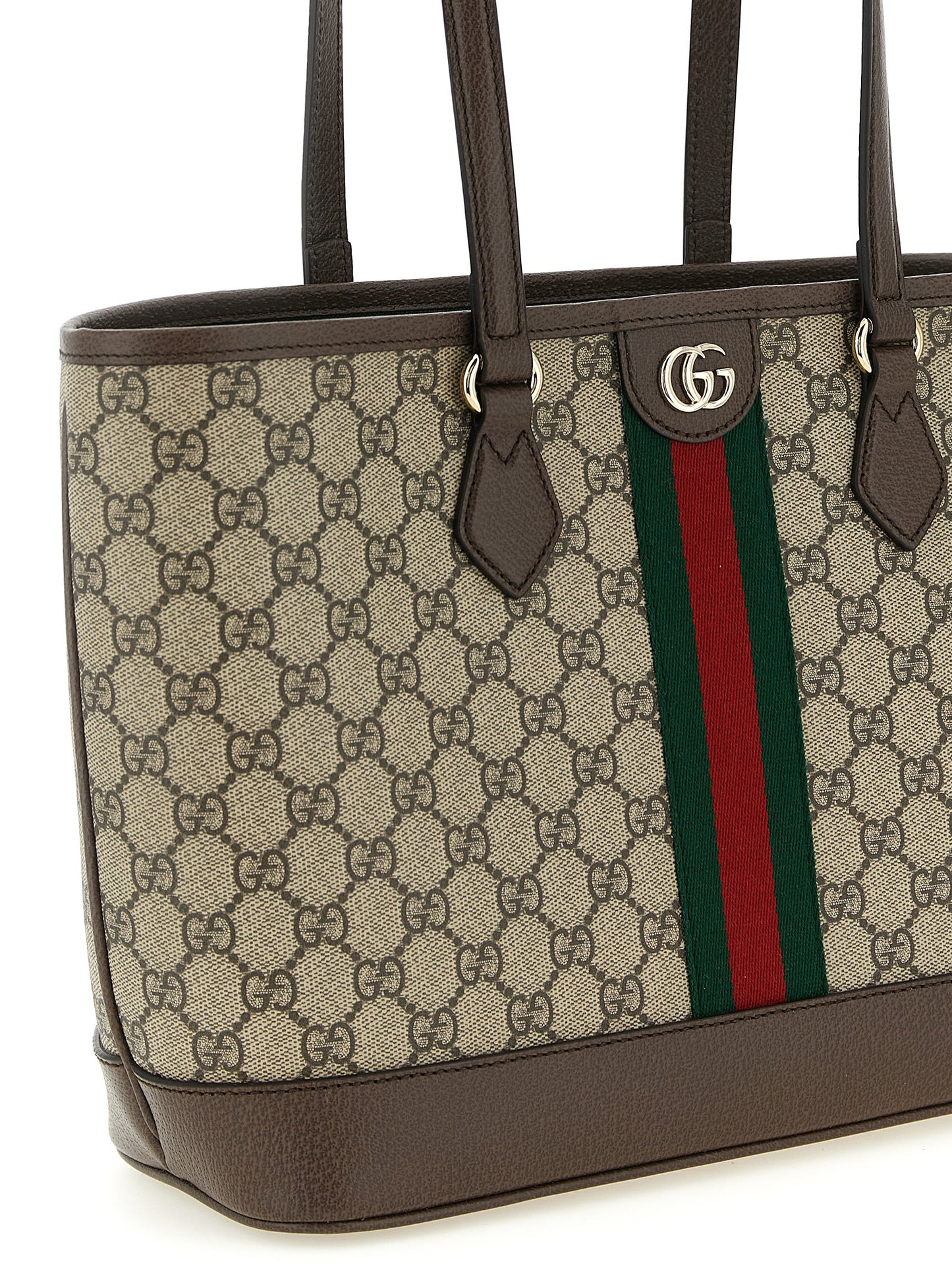Gucci Brown 'Ophidia' Medium Tote Bag braun