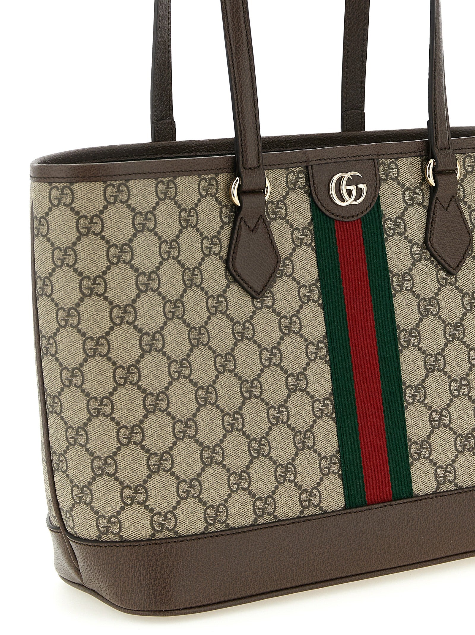Gucci Brown 'Ophidia' Medium Tote Bag braun
