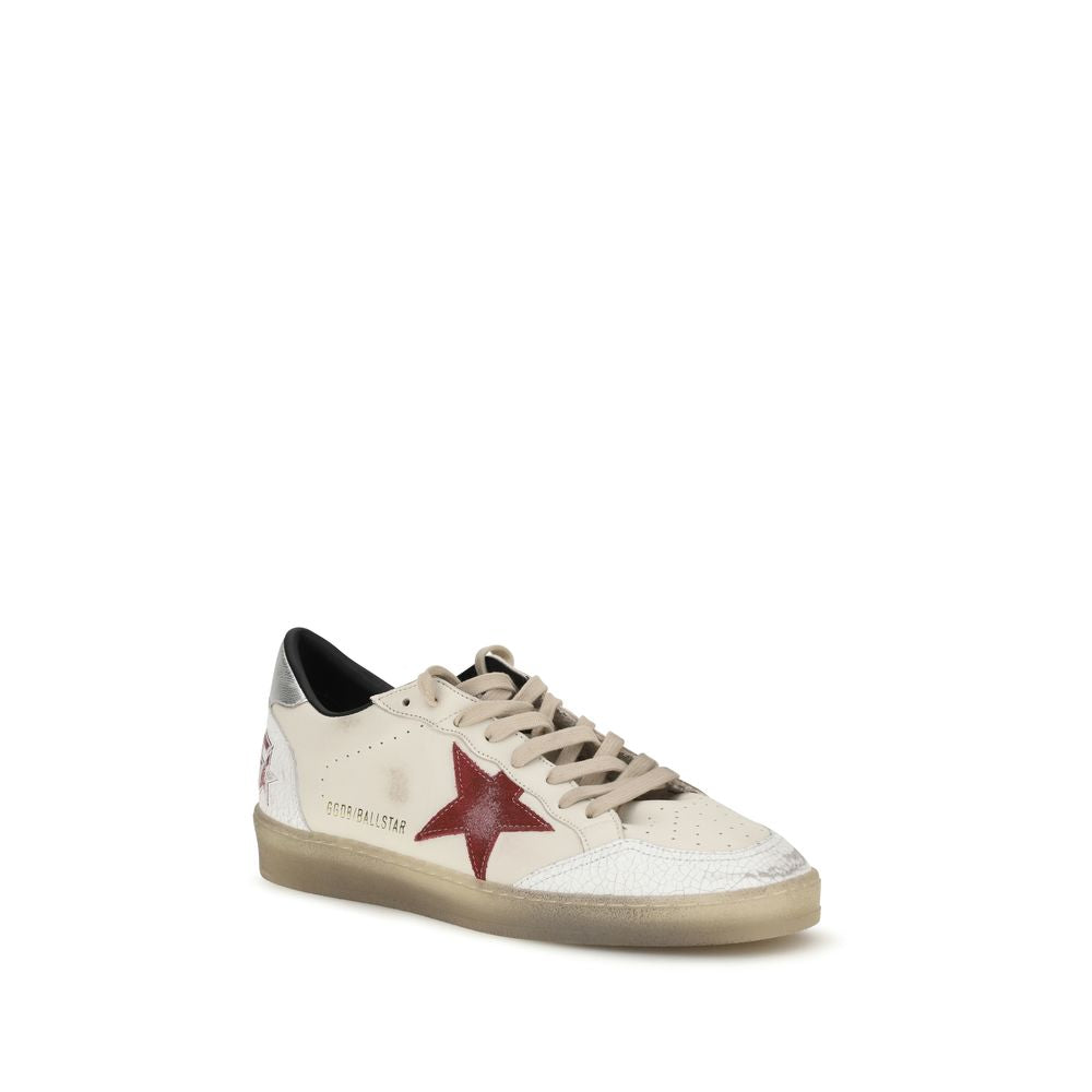 Golden Goose White 'Low Top' Sneakers weiss