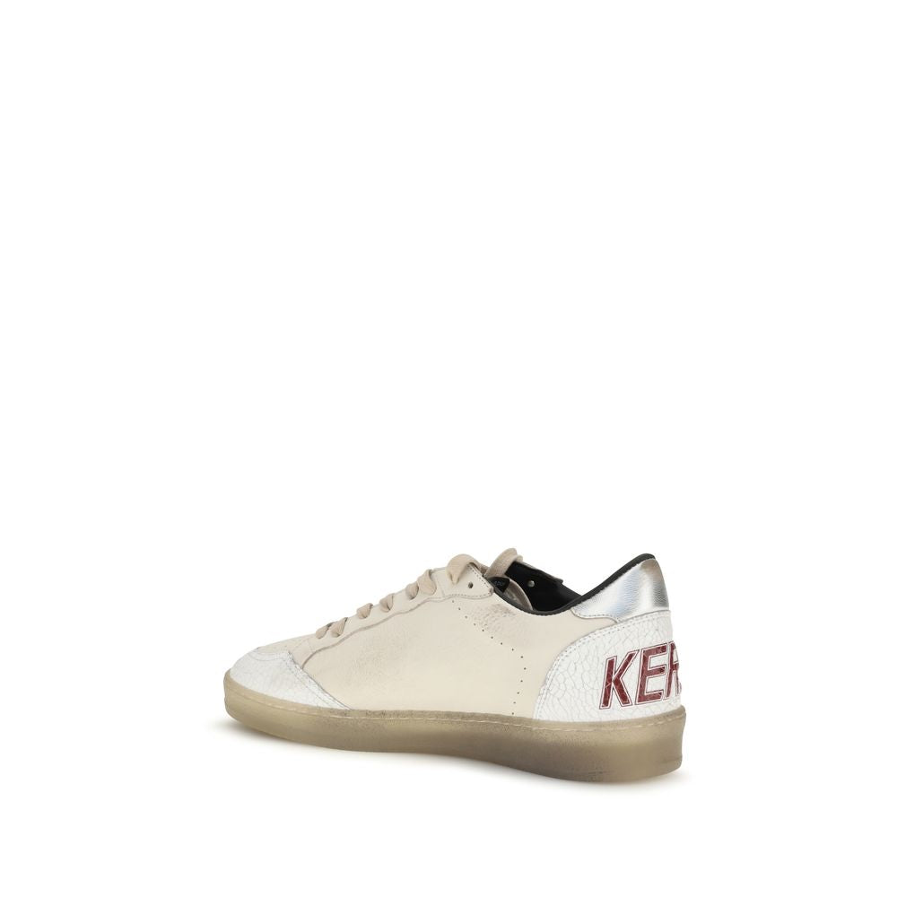 Golden Goose White 'Low Top' Sneakers weiss