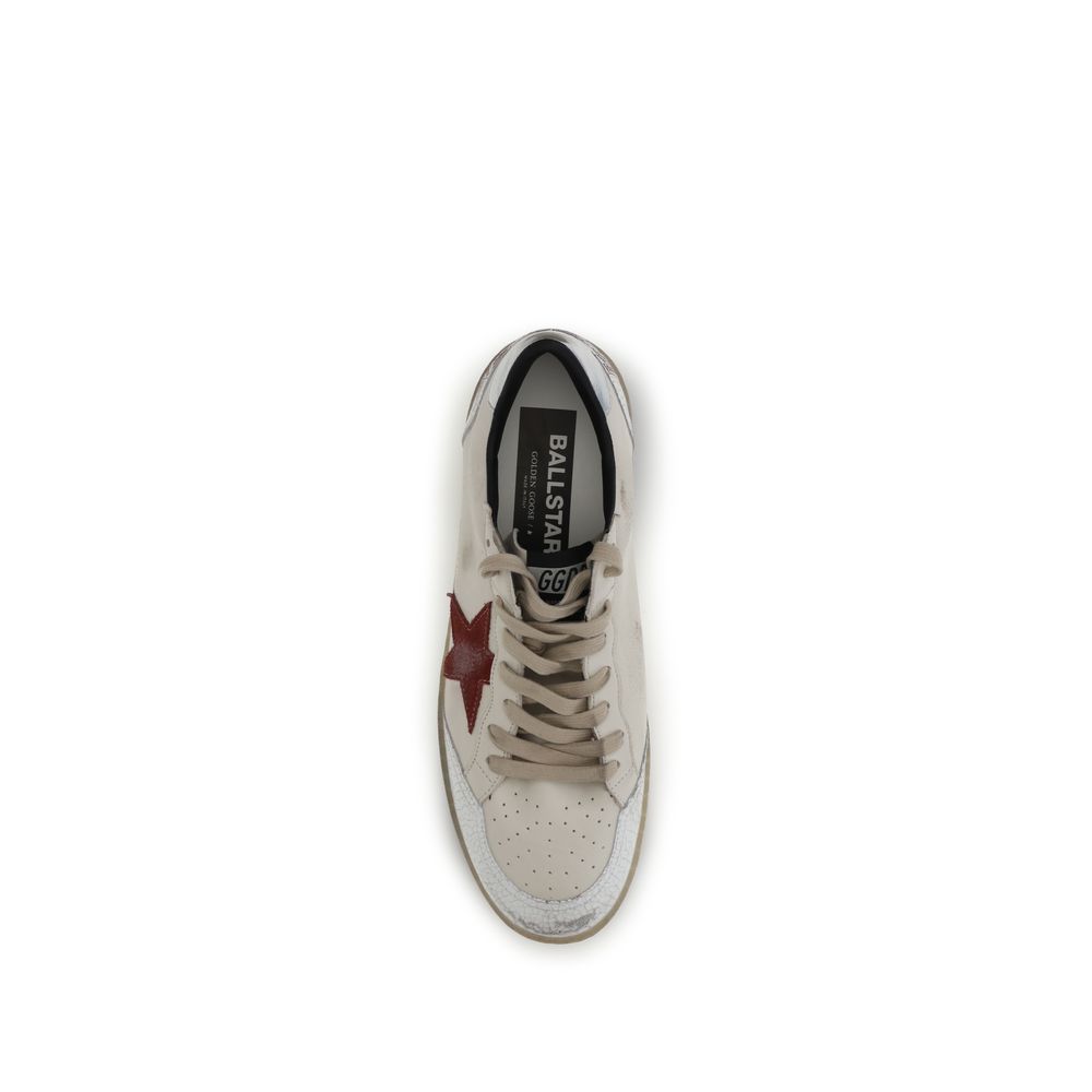 Golden Goose White 'Low Top' Sneakers weiss