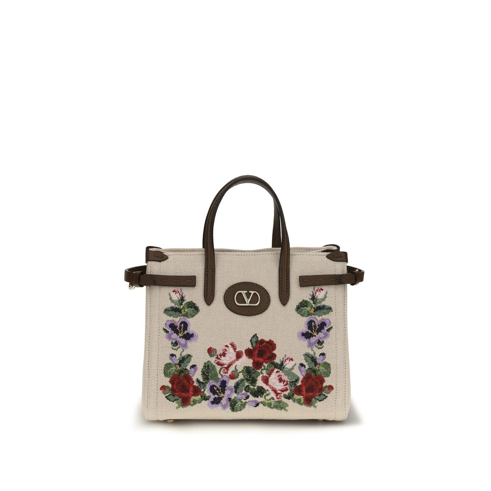 Valentino Garavani Beige 'Antibes' Mini Handbag