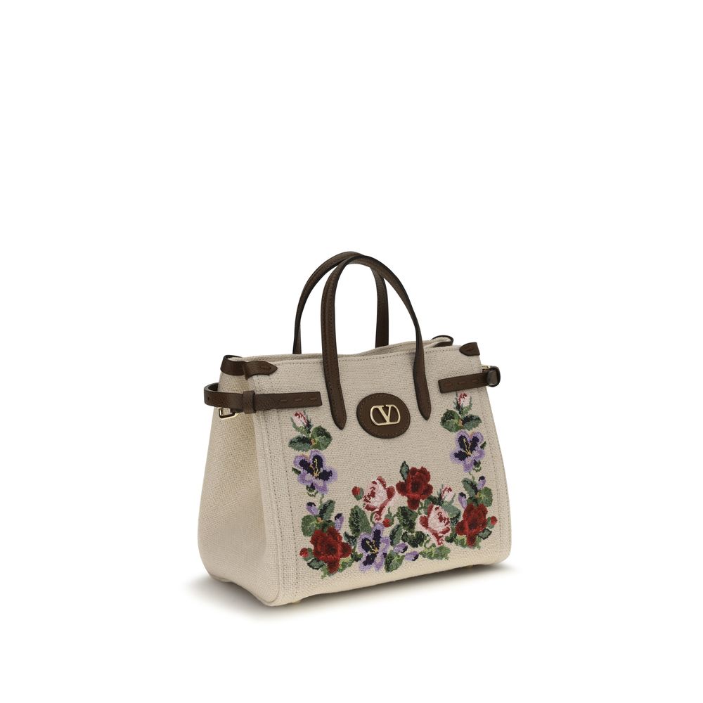Valentino Garavani Beige 'Antibes' Mini Handbag