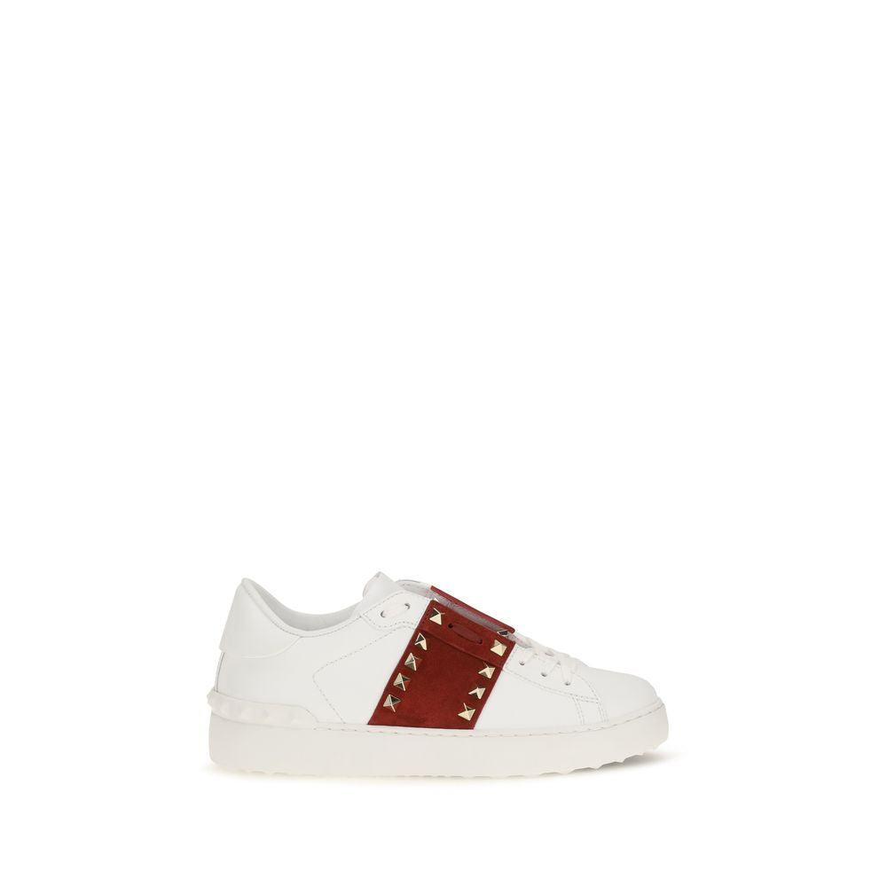 Valentino Garavani White 'Rockstud' Sneakers weiss