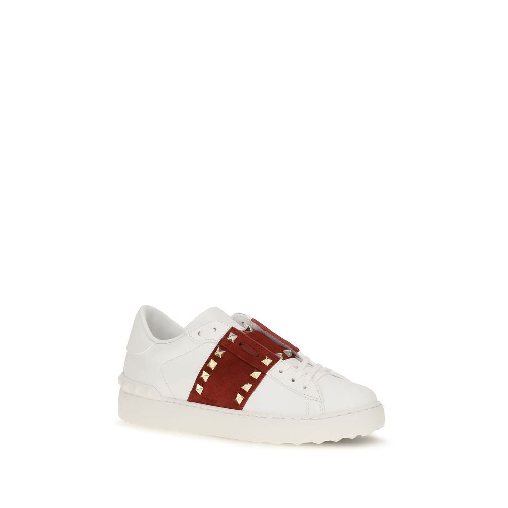 Valentino Garavani White 'Rockstud' Sneakers weiss