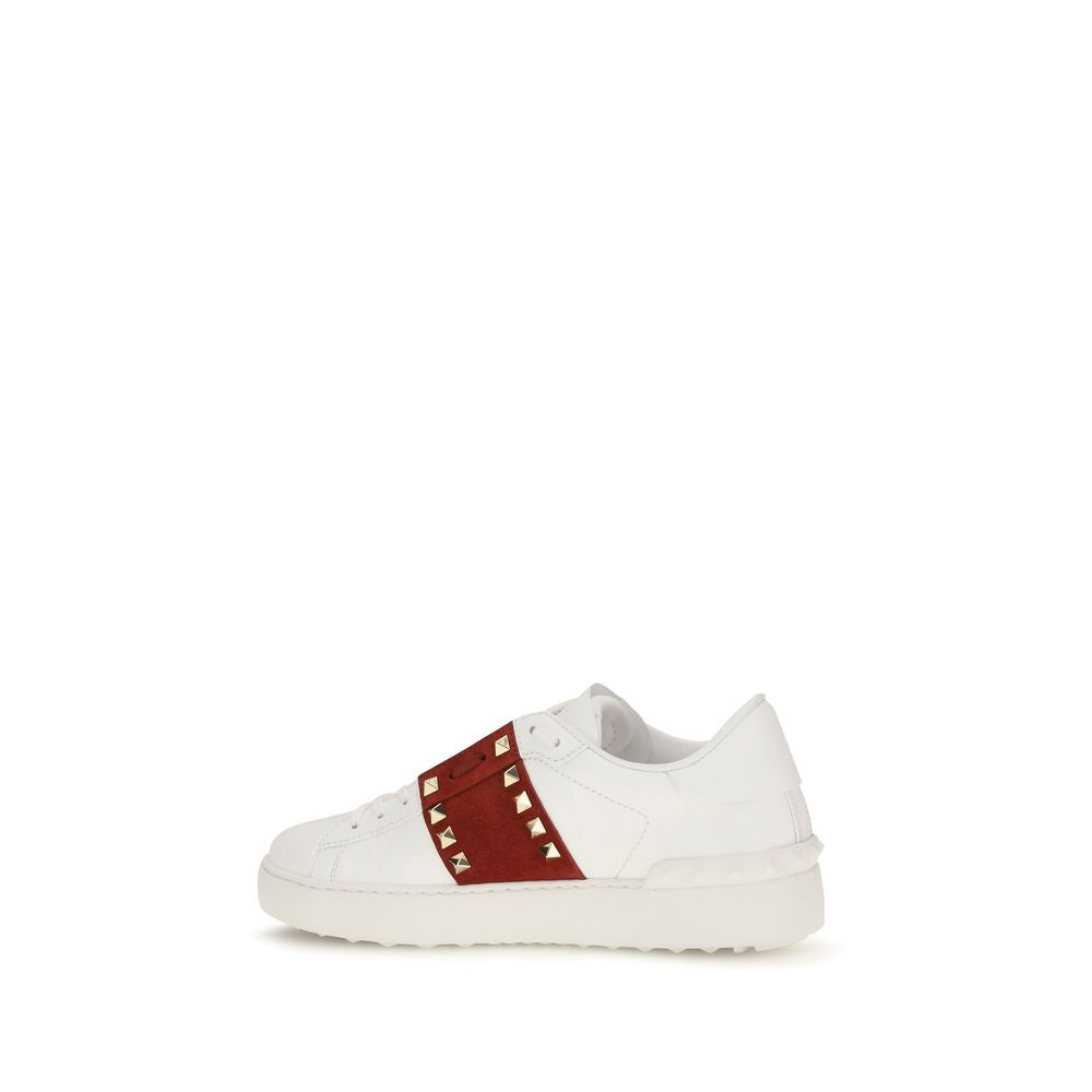 Valentino Garavani White 'Rockstud' Sneakers weiss