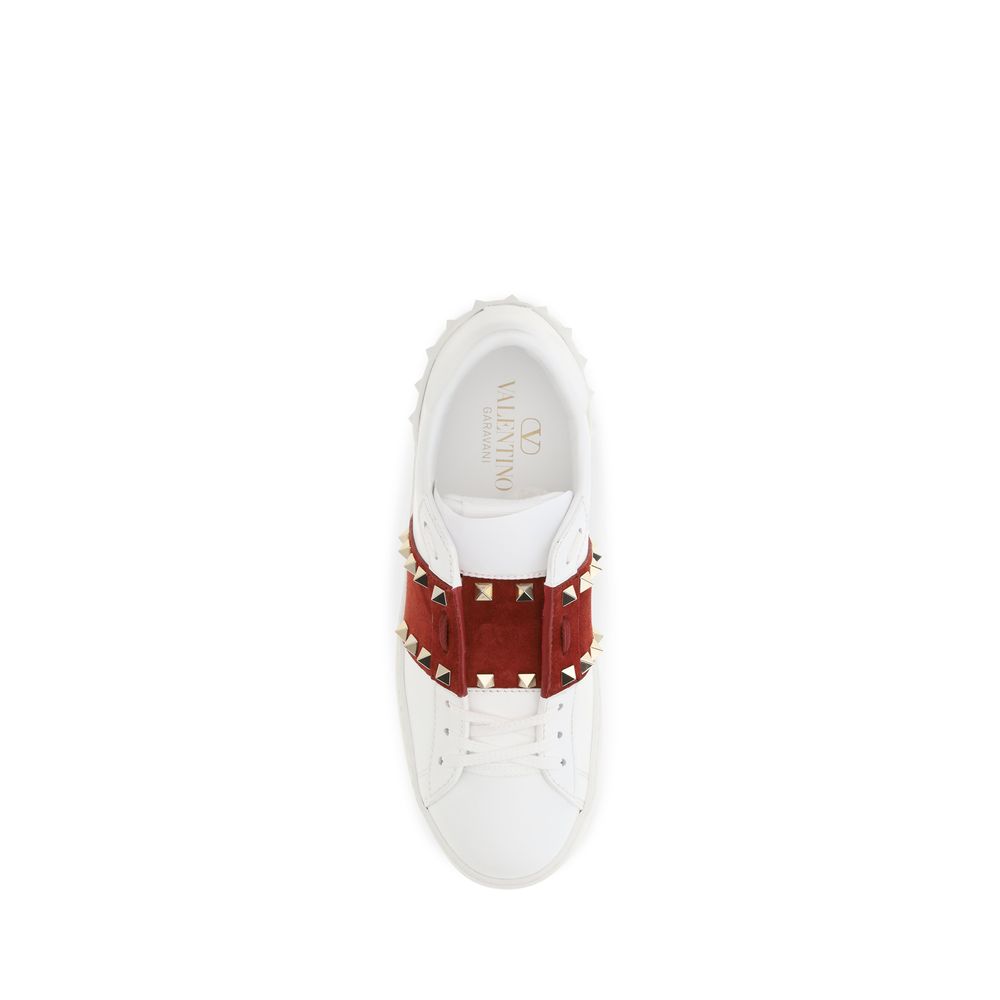 Valentino Garavani White 'Rockstud' Sneakers weiss