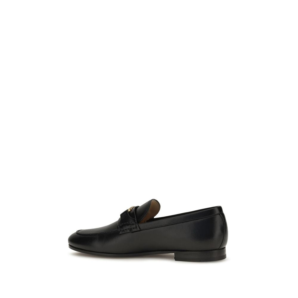Valentino Garavani Black 'Slip-On' Loafers schwarz