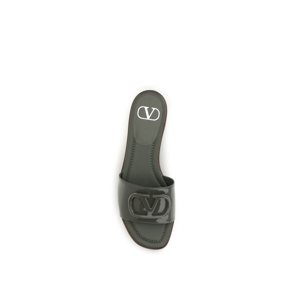 Valentino Garavani Bicolor 'Slip-On' Mini Sandals multicolor