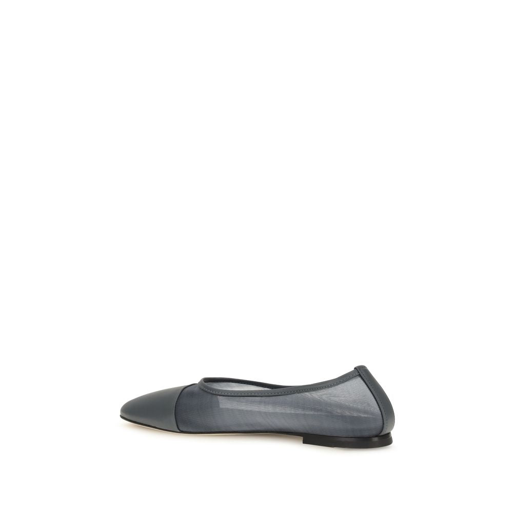 Dear Frances Gray Gala Mesh Ballerinas Flats grau