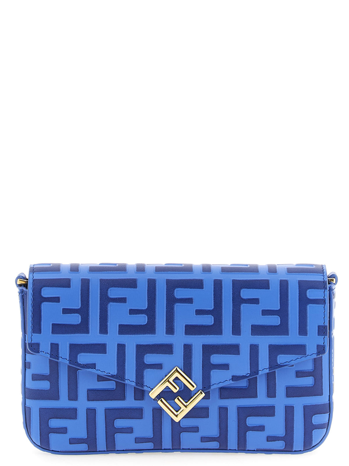 Fendi Blue 'Ff Diamonds' Wallet blau