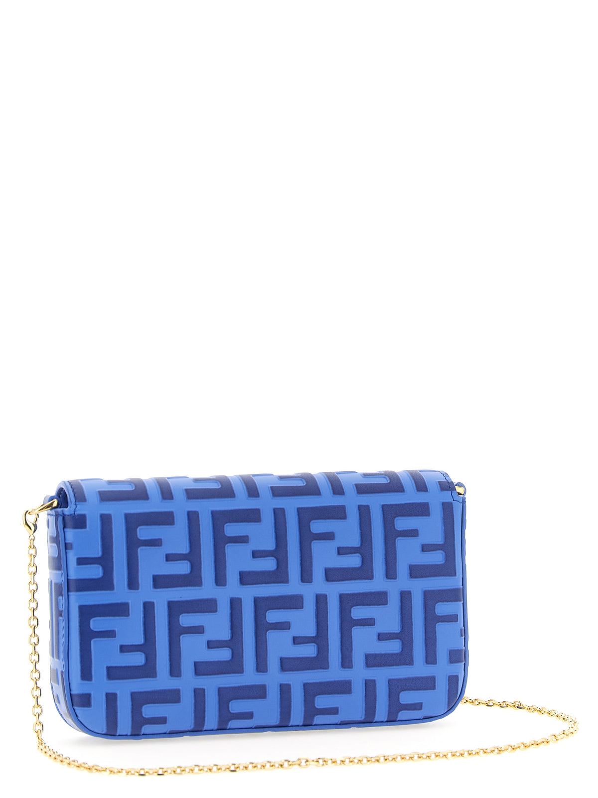 Fendi Blue 'Ff Diamonds' Wallet blau