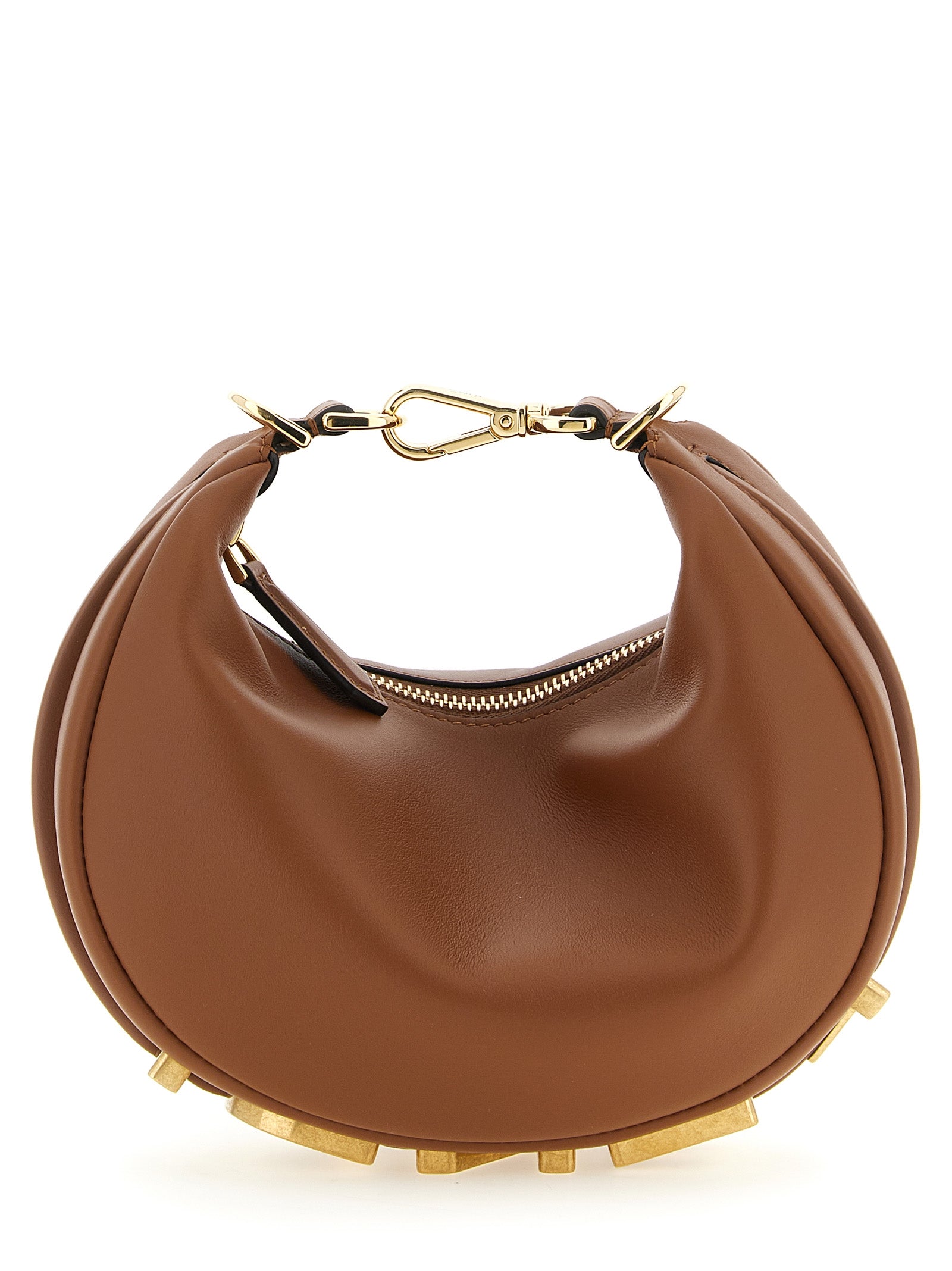 Fendi Brown 'Fendigraphy' Mini Handbag braun