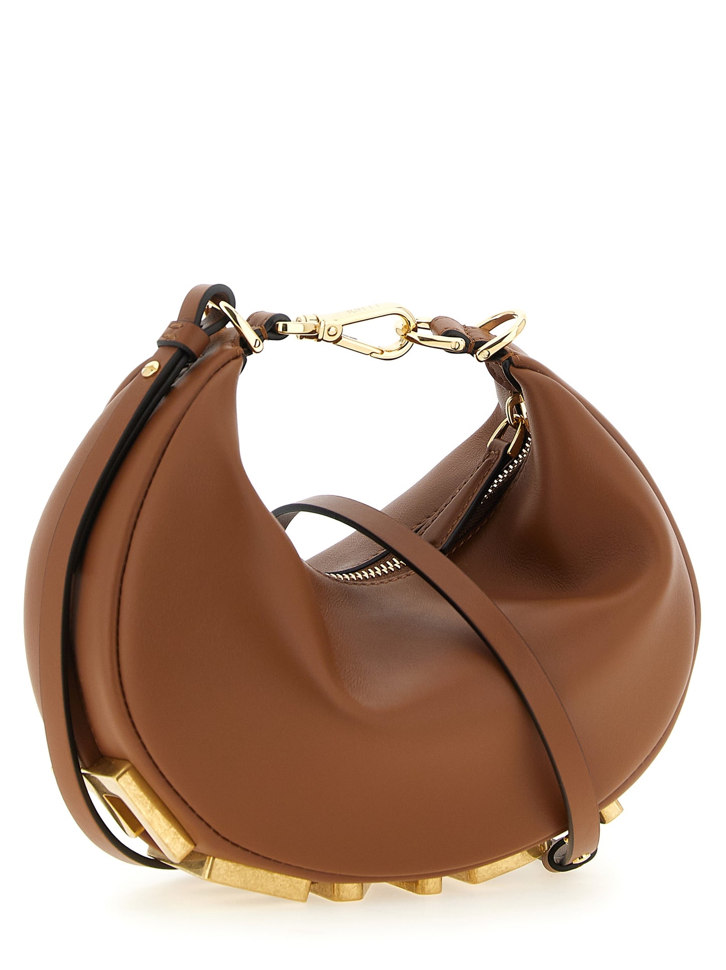 Fendi Brown 'Fendigraphy' Mini Handbag braun