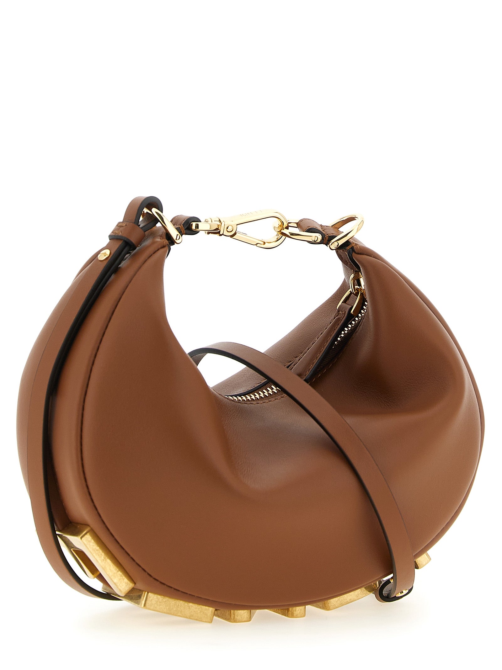 Fendi Brown 'Fendigraphy' Mini Handbag braun