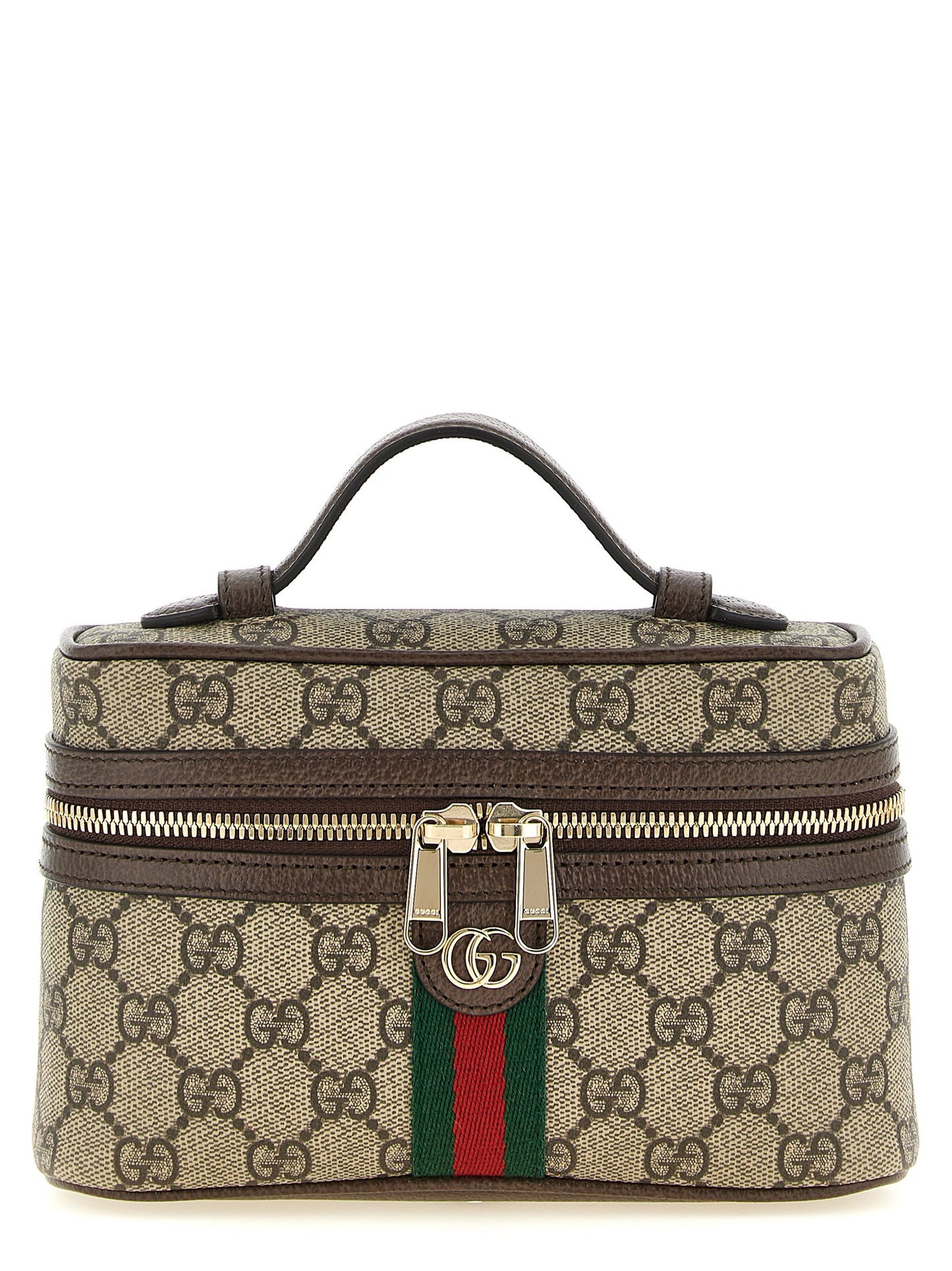 Gucci Beige 'Ophidia' Small Shoulder Bag