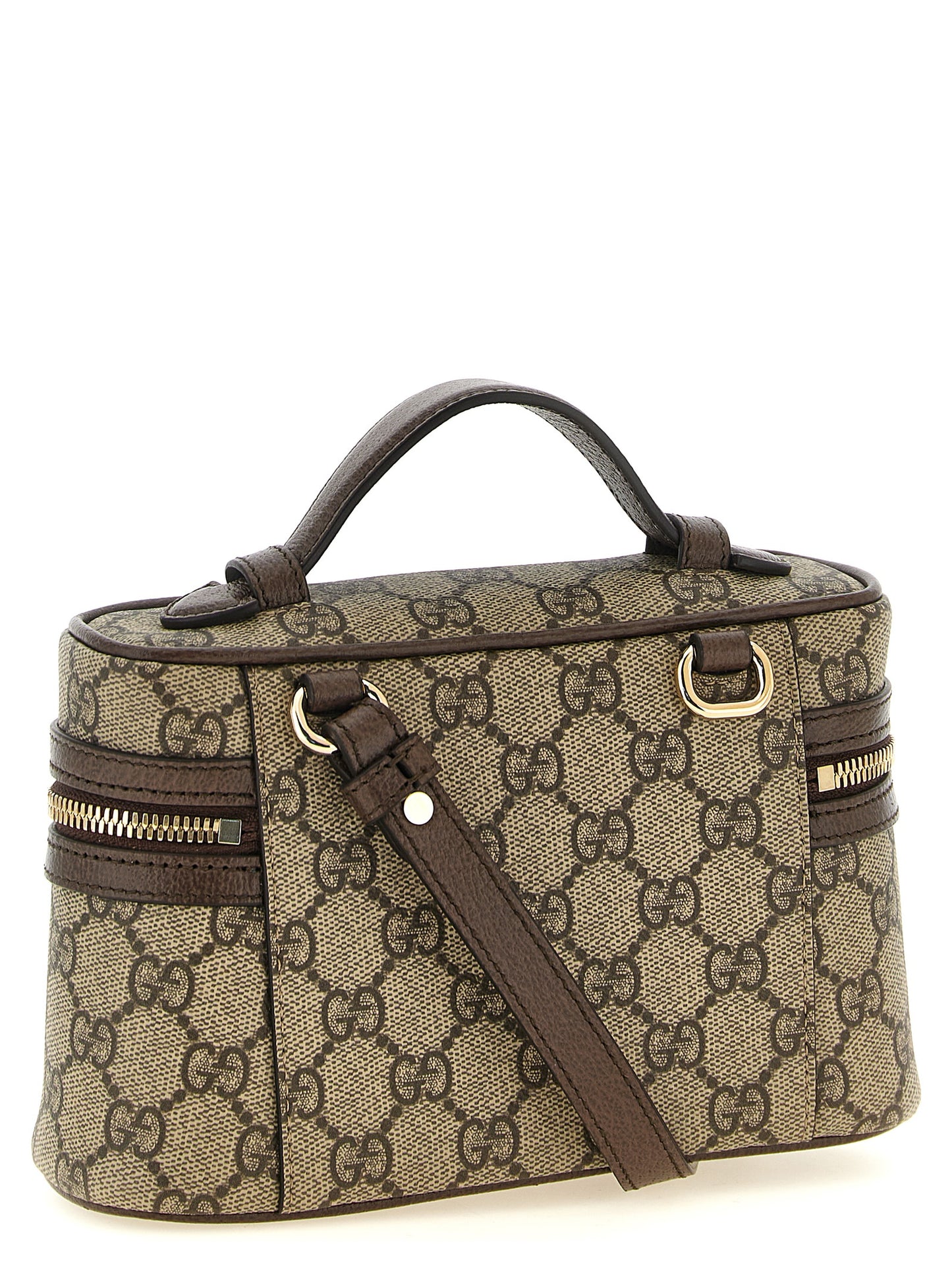 Gucci Beige 'Ophidia' Small Shoulder Bag