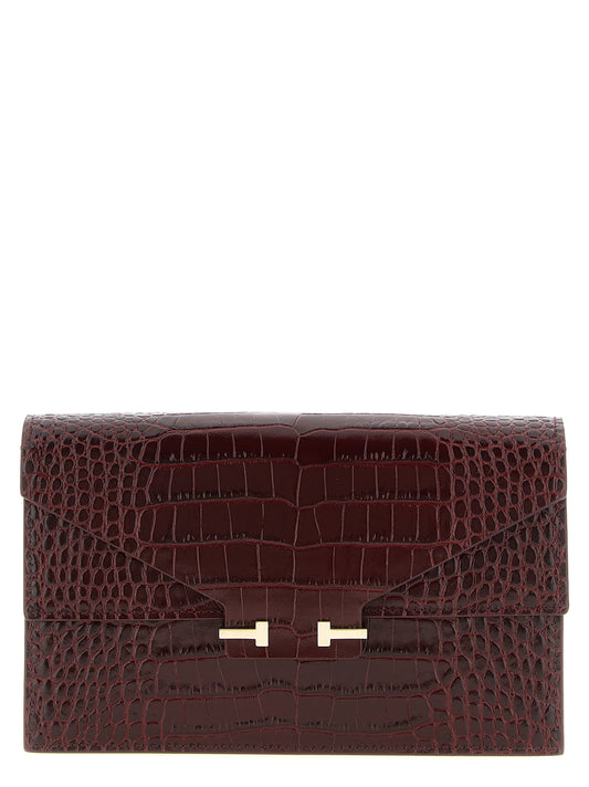 Tom Ford Bordeaux 'Aube' Mini Clutch