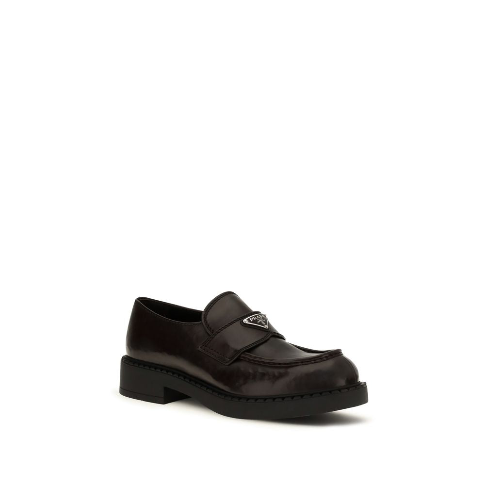 Prada Brown 'Slip-On' Loafers braun
