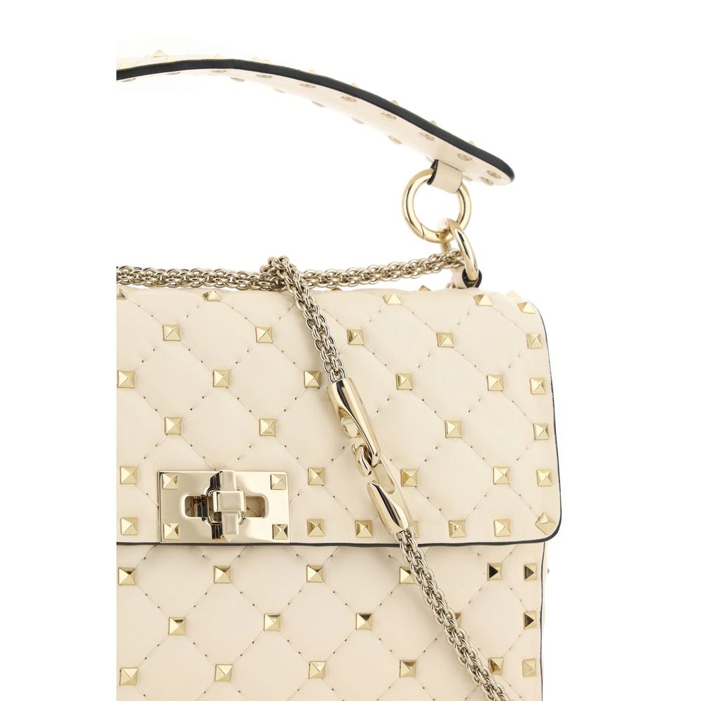Valentino Garavani Beige 'Rockstud' Small Handbag