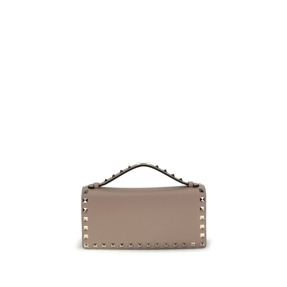 Valentino Garavani Beige 'Rockstud' Wallet