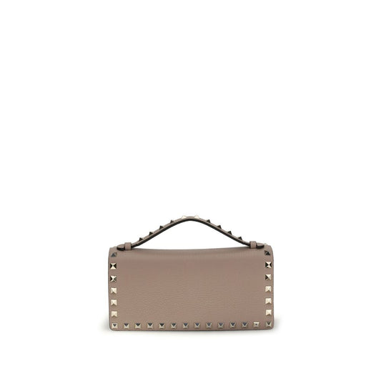 Valentino Garavani Beige 'Rockstud' Wallet