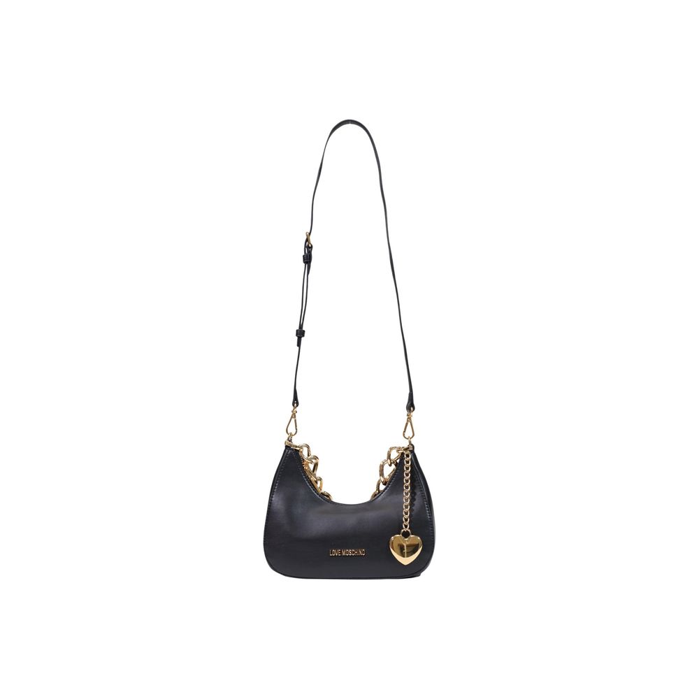Love Moschino Black Polyester Handbag schwarz