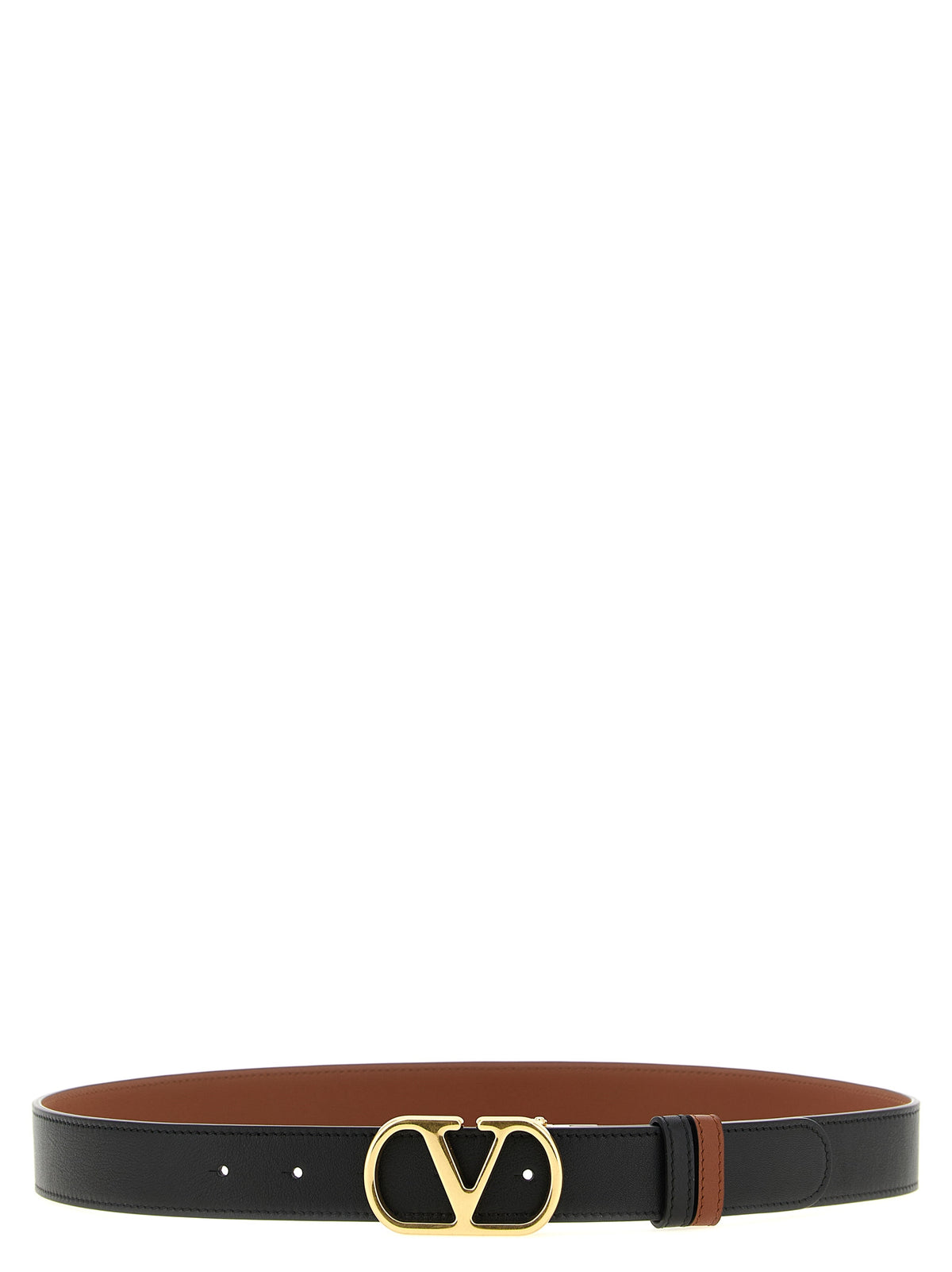 Valentino Garavani Black Regular Belt schwarz