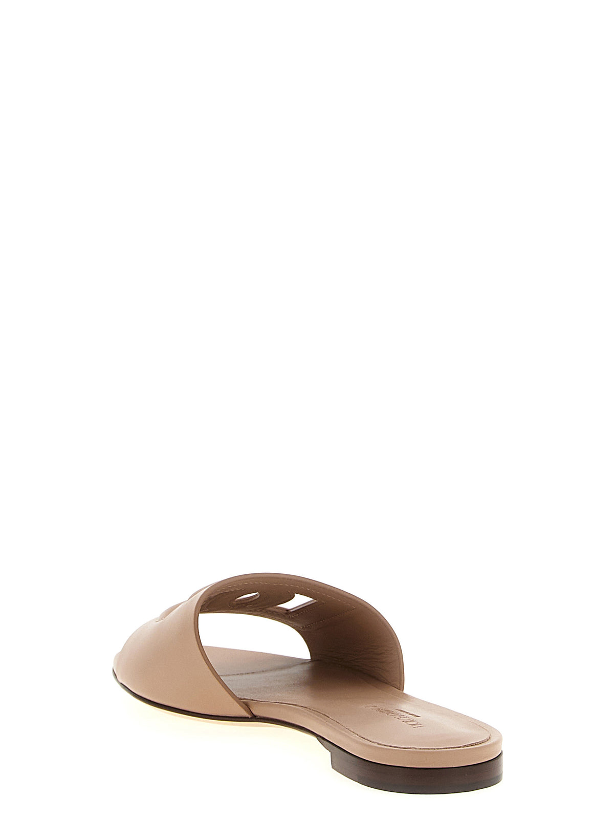 Dolce & Gabbana Beige 'Dg Millennials' Slides