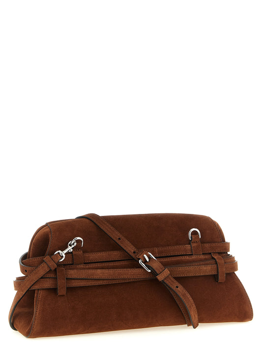 Moschino Brown 'Tie Me' Clutch braun