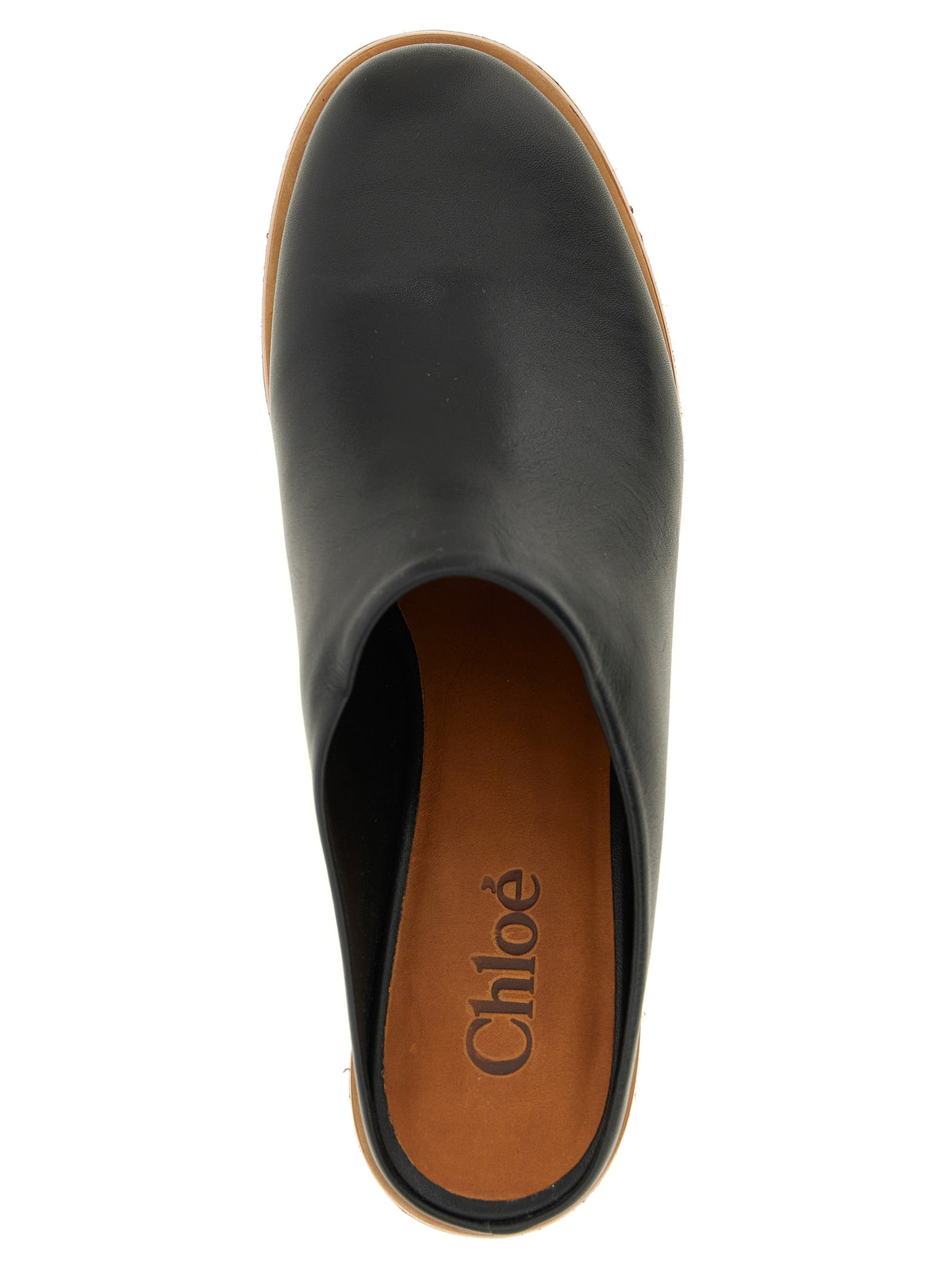 Chloé Black 'Slip-On' Sandals schwarz