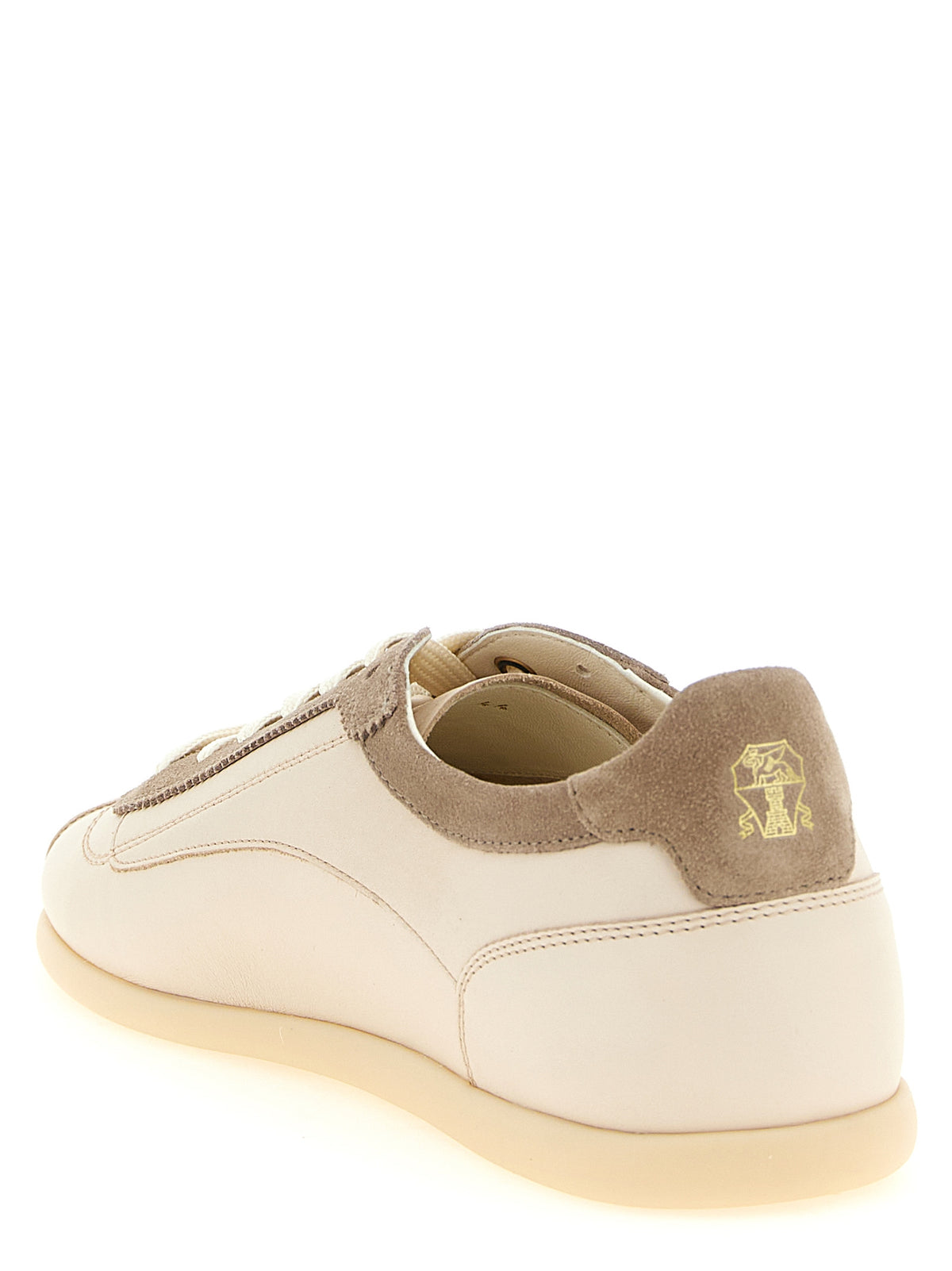 Brunello Cucinelli Beige 'Low Top' Sneakers
