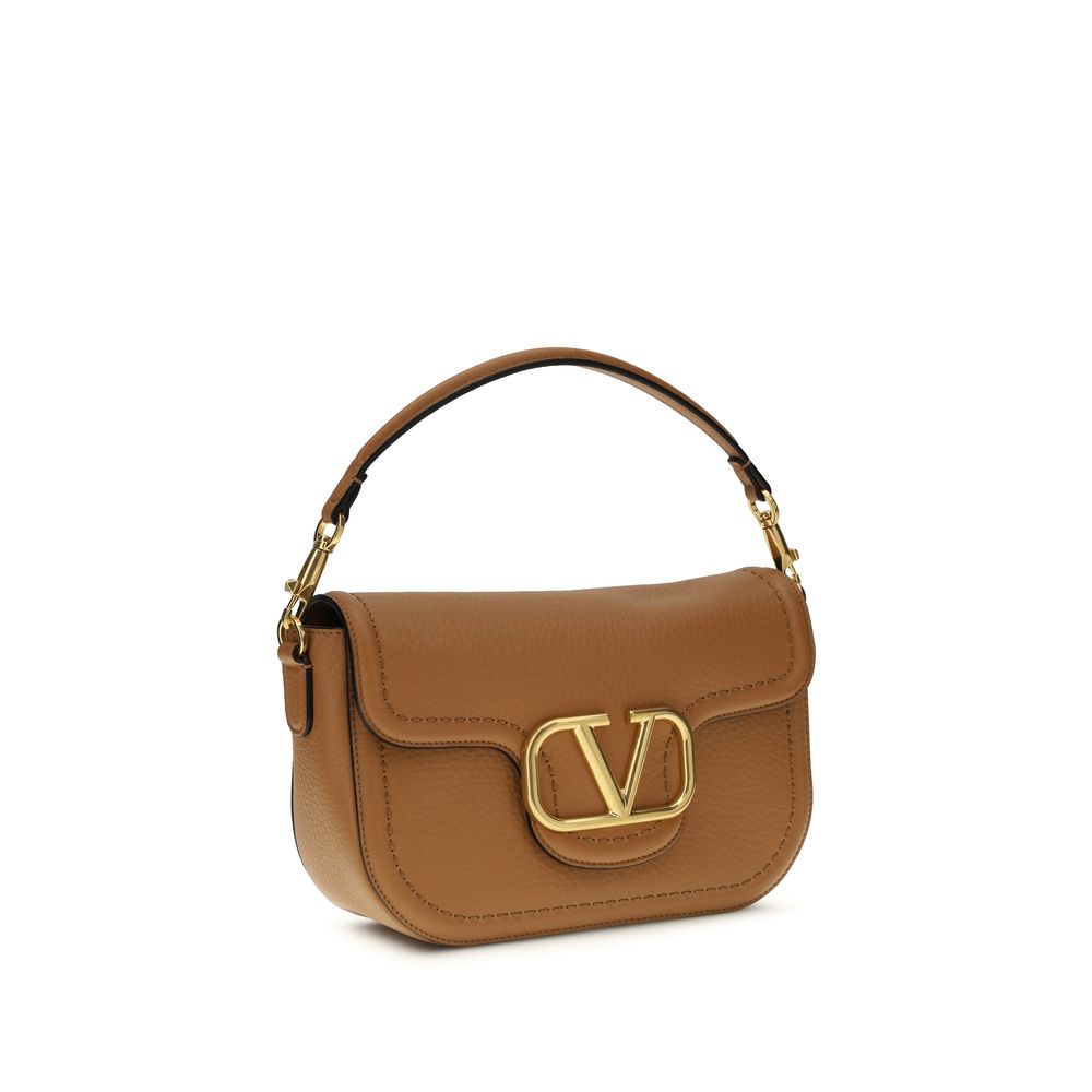 Valentino Garavani Beige VLogo Shoulder Bag