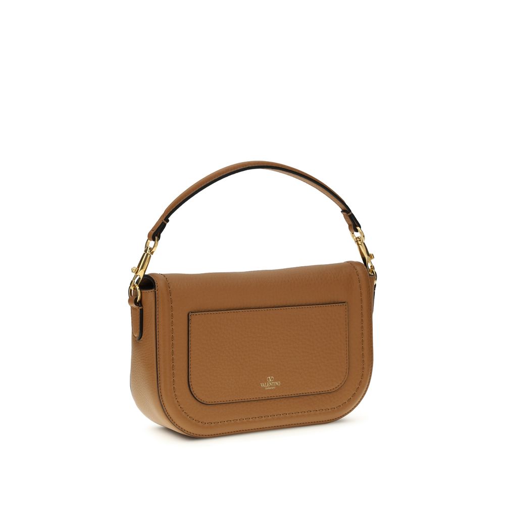 Valentino Garavani Beige VLogo Shoulder Bag