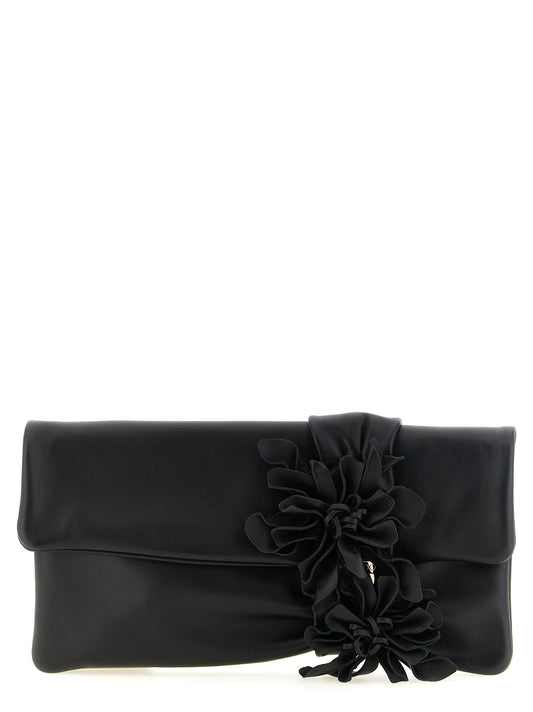 Jimmy Choo Black 'Zandra' Clutch schwarz