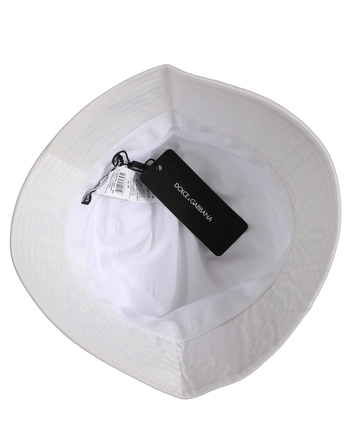 Dolce & Gabbana White 'Bucket' Hat weiss
