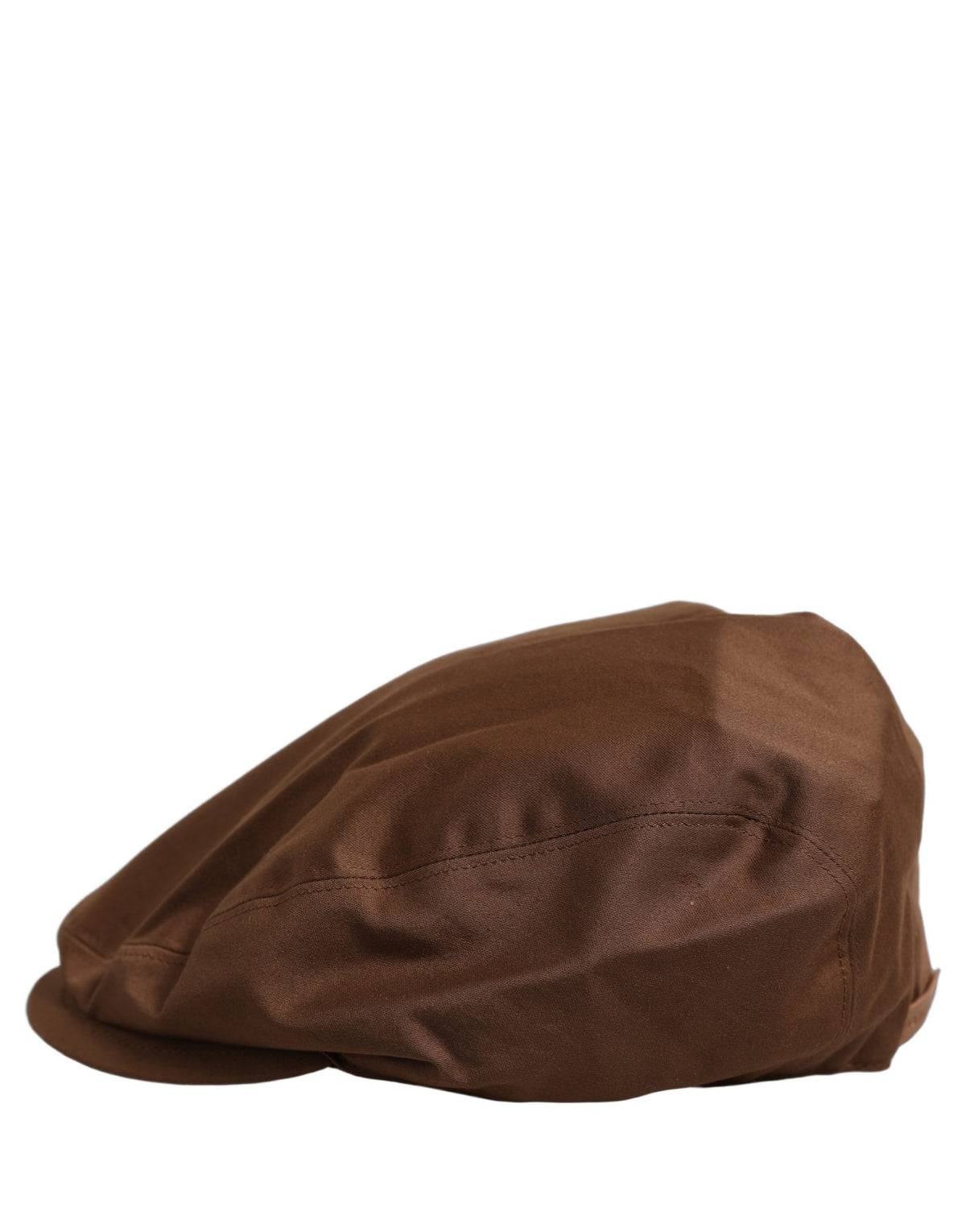 Dolce & Gabbana Men Brown Cotton Newsboy Capello Cabbie Hat braun