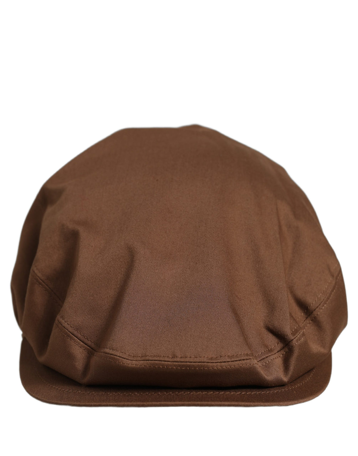Dolce & Gabbana Men Brown Cotton Newsboy Capello Cabbie Hat braun