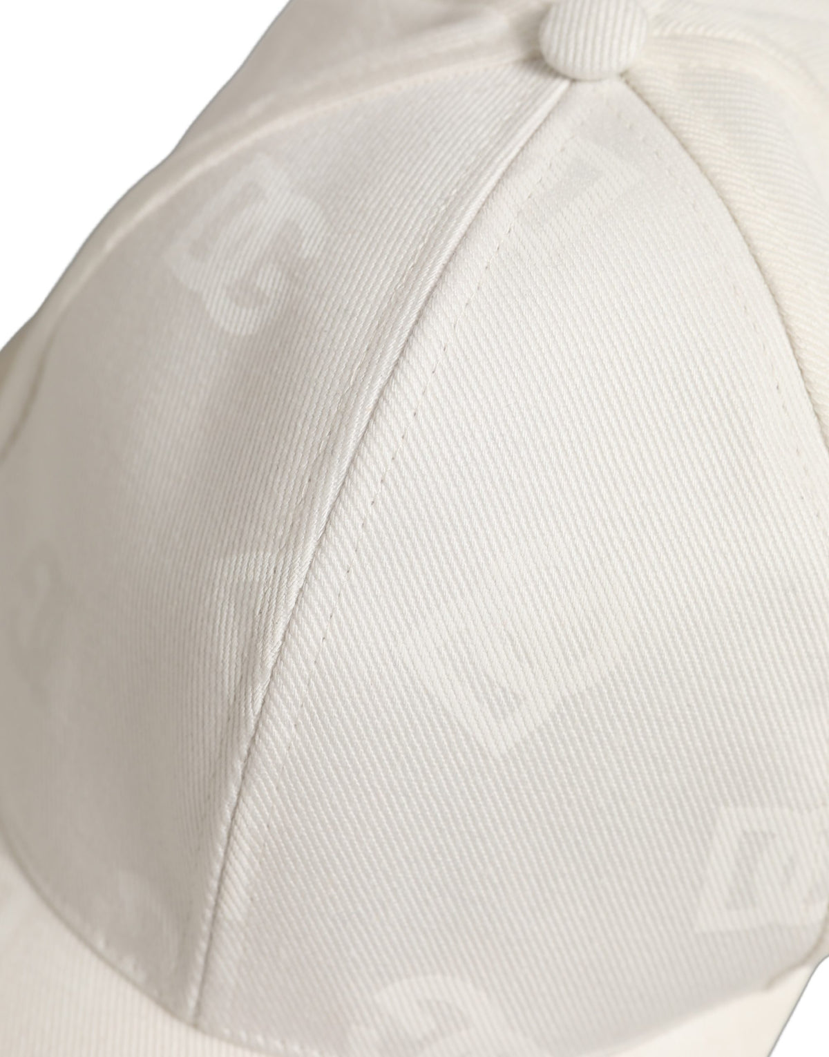 Dolce & Gabbana Men White Cotton Stretch Baseball Capello Hat weiss