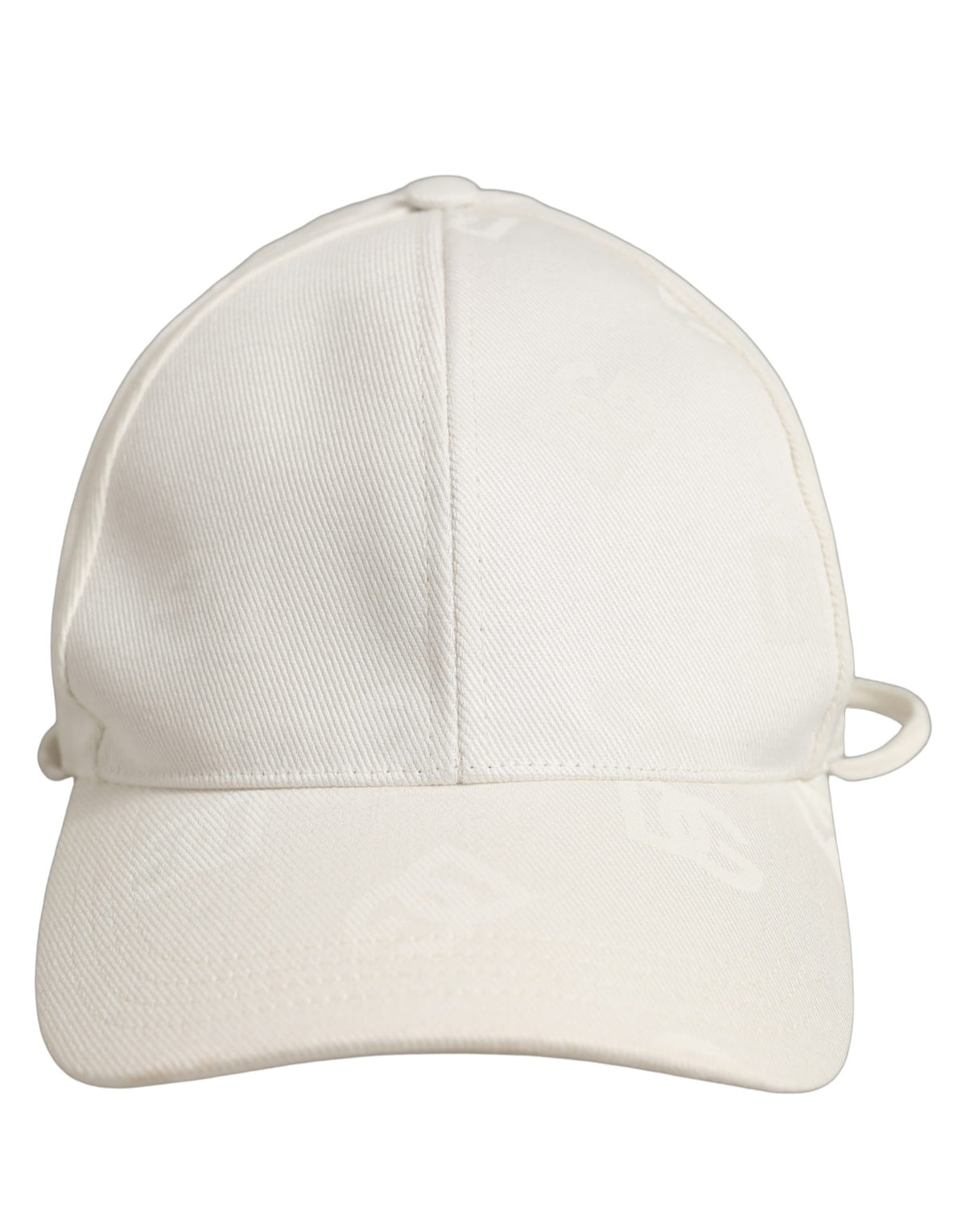 Dolce & Gabbana Men White Cotton Stretch Baseball Capello Hat weiss
