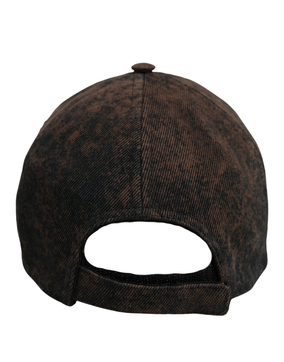 Dolce & Gabbana Men Brown Cotton Distressed Baseball Cap Hat braun