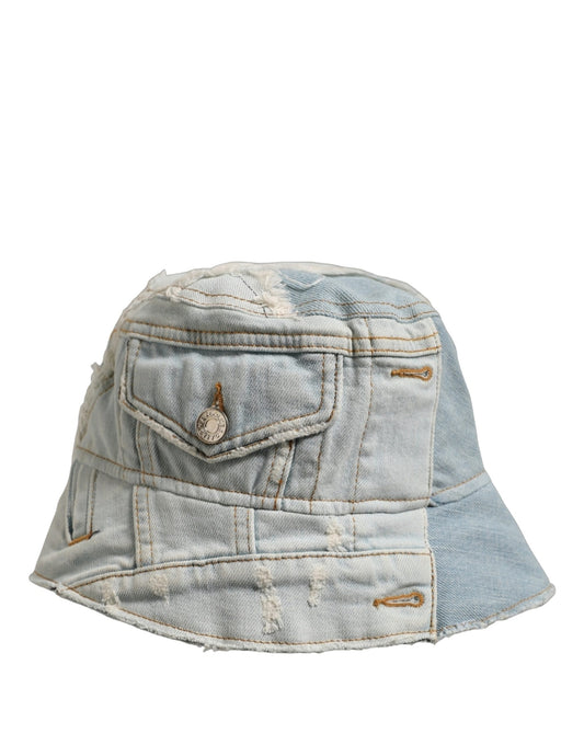 Dolce & Gabbana Blue 'Bucket' Hat blau