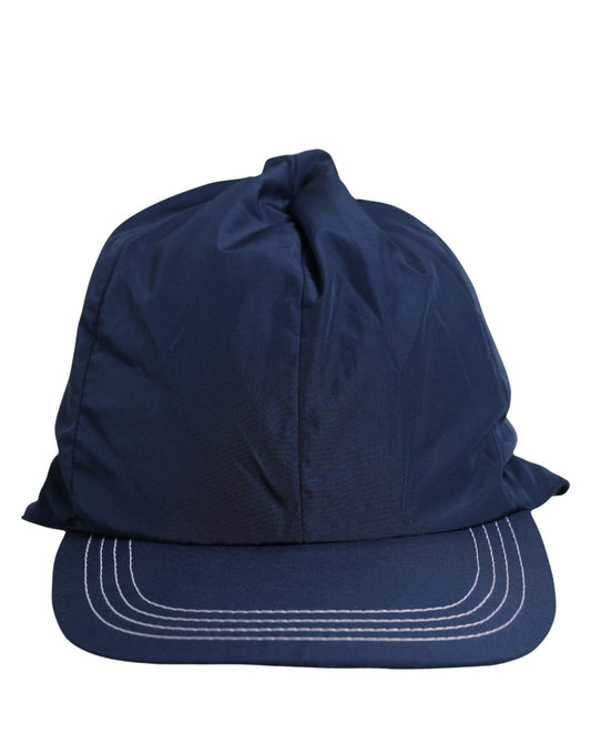 Dolce & Gabbana Men Navy Blue Polyester Baseball Capello Hat marineblau