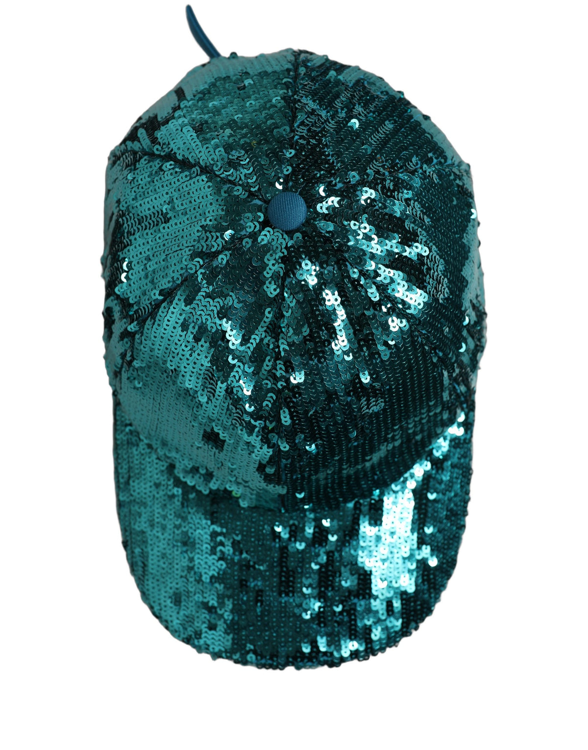 Dolce & Gabbana Men Green Cotton Sequin Baseball Cap 6 Panels Hat grun