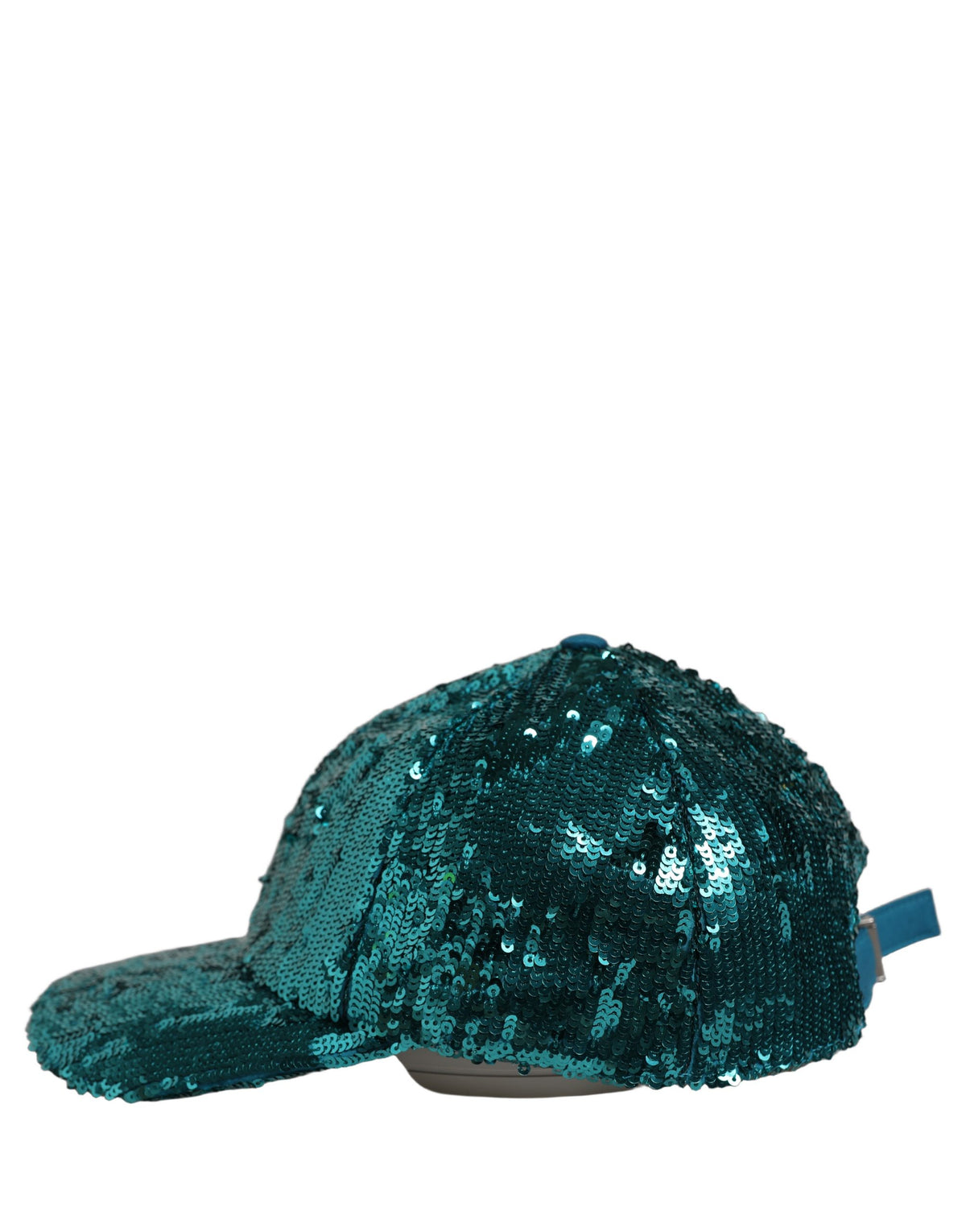 Dolce & Gabbana Men Green Cotton Sequin Baseball Cap 6 Panels Hat grun