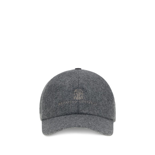 Brunello Cucinelli Gray Baseball Hat grau