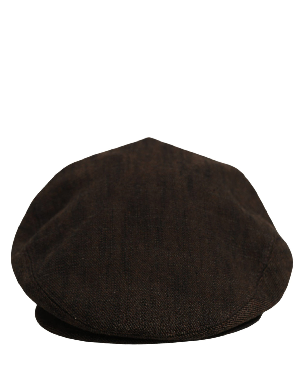Dolce & Gabbana Men Brown Cotton Flat Cloth Newsboy Cap Hat braun