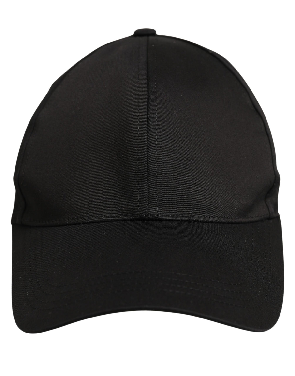 Dolce & Gabbana Men Black Cotton Baseball Cap 6 Panels Hat schwarz